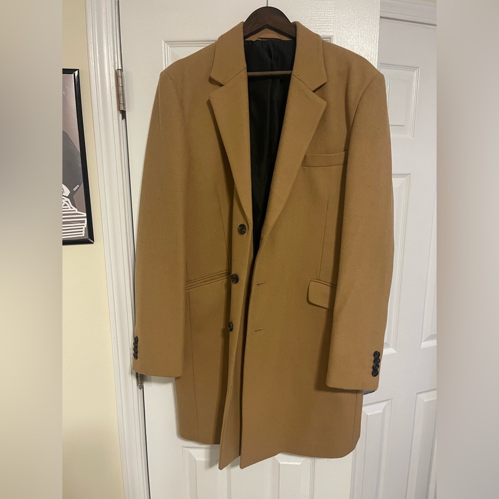 ASOS Men's Camel Trench Coat